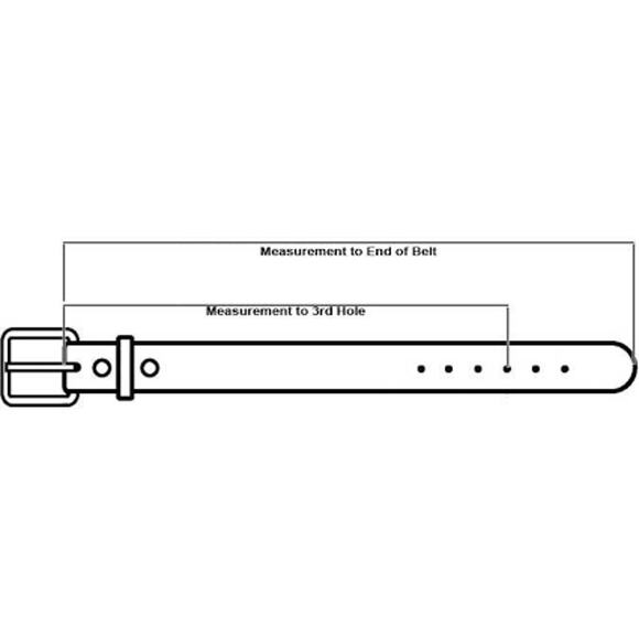 Men's Leather Belt L/XL* Personalized HAL Religious Marriage Silver Buckle Brown - Picture 11 of 11